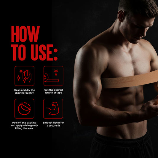 ALPHA Tape - Instant Chest Flattening for Men, Pack of 1, 5 Meter