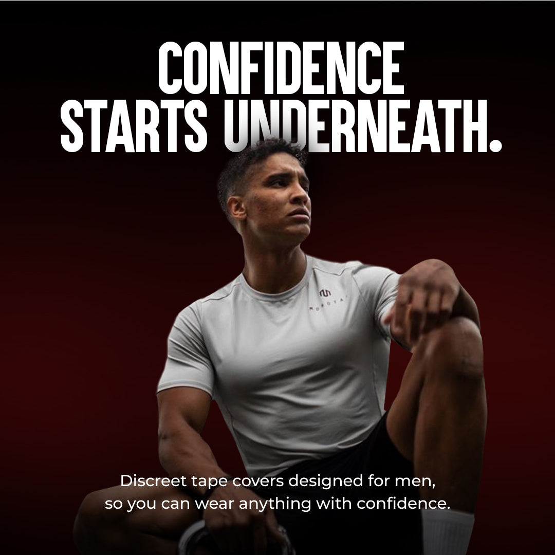 ALPHA Tape - Instant Chest Flattening for Men, Pack of 1, 5 Meter