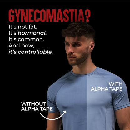 ALPHA Tape - Instant Chest Flattening for Men, Pack of 1, 5 Meter