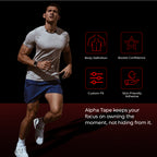 ALPHA Tape - Instant Chest Flattening for Men, Pack of 1, 5 Meter