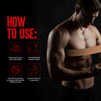 ALPHA Tape - Instant Chest Flattening for Men, Pack of 1, 5 Meter