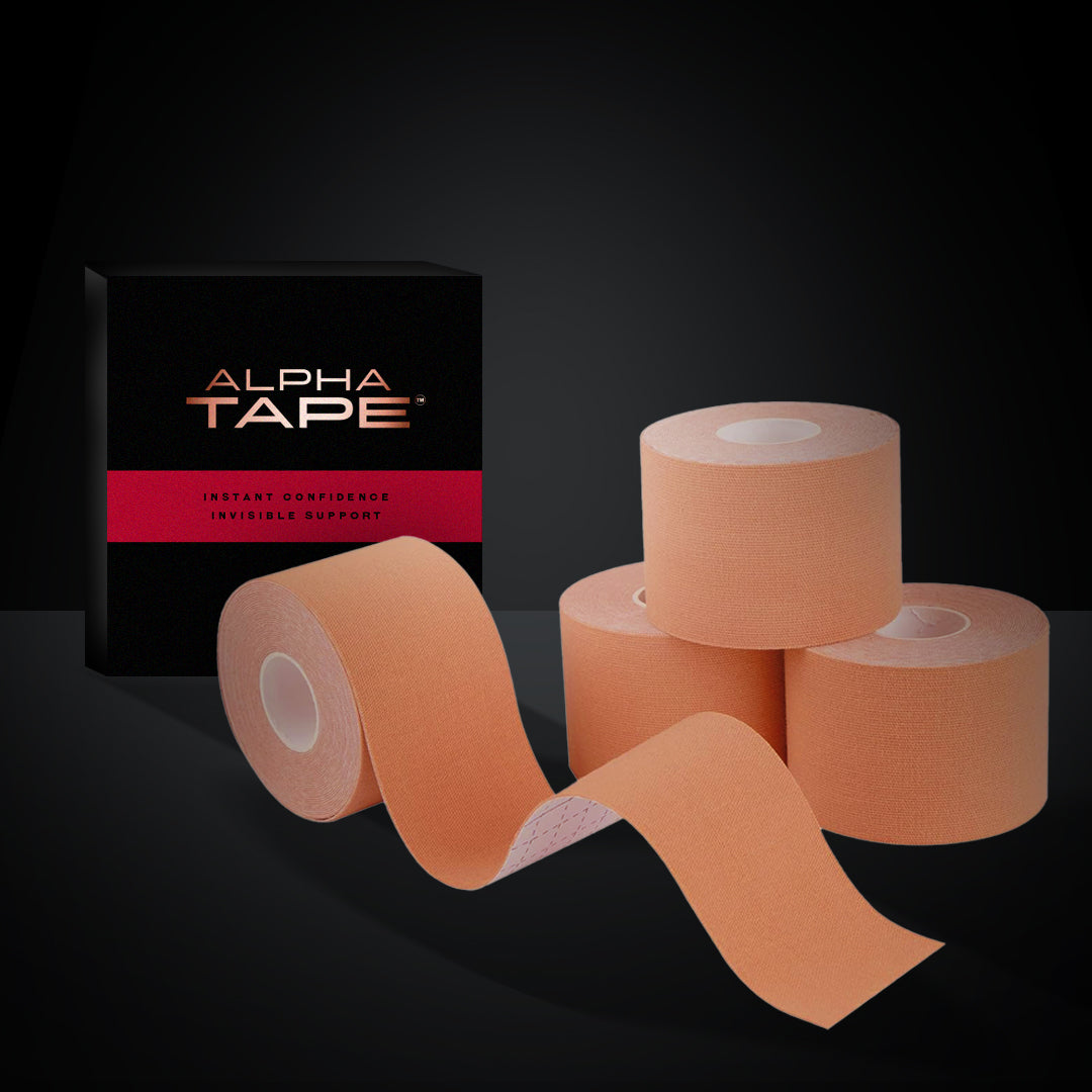 ALPHA Tape - Instant Chest Flattening for Men, Pack of 1, 5 Meter