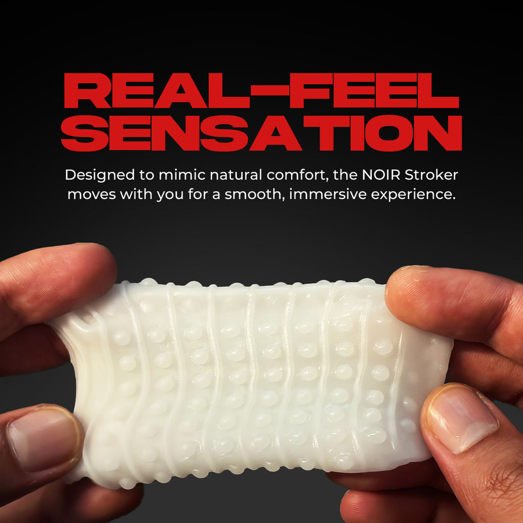 NOIR Stroker – Non-Electric TPE Stroker for Men | Personal Wellness Device
